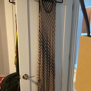 Striped maxi dress